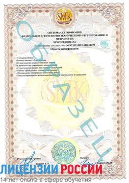 Образец сертификата соответствия (приложение) Красноармейск Сертификат ISO 14001